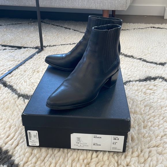 Rag & Bone Rover Boot Black Sz 6.5 - Picture 3 of 7